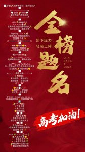 ​2024高考加油图片 高考祝福语 高考第一天，高考必胜，一举夺魁