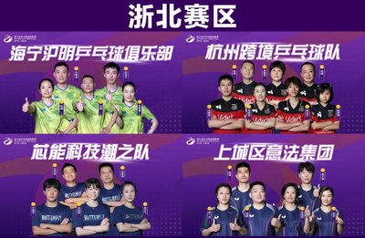 ​高手云集！2024浙江省乒乓球超级联赛总决赛，见证巅峰对决