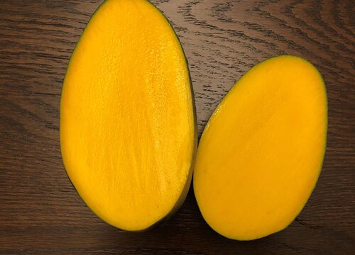 凯特芒果青色的是成熟了吗-（凯特芒果青的可以吃吗）(图2)