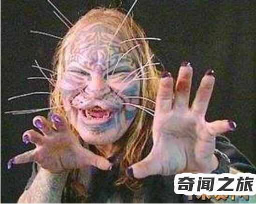 埃里克斯普拉格整容前后(他将自己整成了一只猫)(4)_