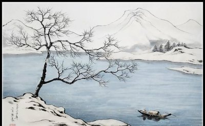 ​寒江独钓图是哪位山水画大师的作品,寒江独钓图是南宋画家谁的山水画作品