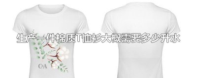 ​生产一件棉质T恤衫大概需要多少升水