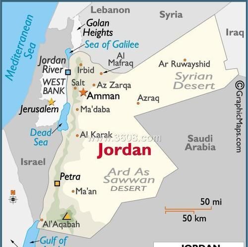 约旦在什么地方
