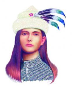 ​楼兰女尸复原图 ：“楼兰美女”俊美忧郁