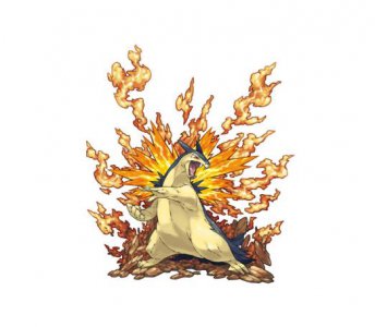 ​《精灵宝可梦》图鉴157：靠着喷火博得关注的御三家-火暴兽