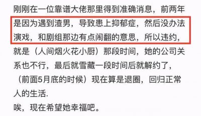 ​蒋佳恩被限制消费！因精神疾病弃演女主被赔百万，疑似被老板虐待