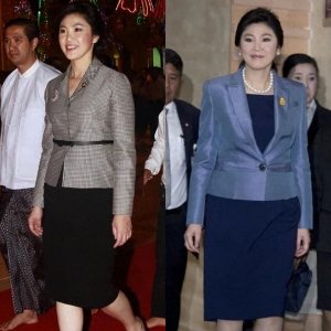 ​被“泰国前总理”英拉惊艳到了！裙不上膝、发不过胸，美得更优雅