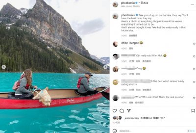 ​苗侨伟一家定居国外！携女儿划船游湖过64岁生日，爱女太像老爸