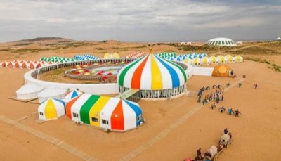 ​内蒙古5a旅游景点，“沙子会唱歌”而得名的响沙湾