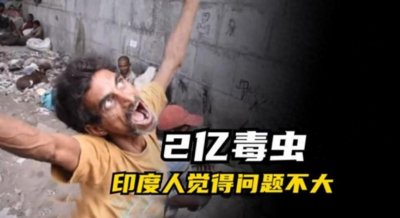 ​印度被称为“亚洲毒王”，可印度政府却觉得2亿毒虫不是大问题