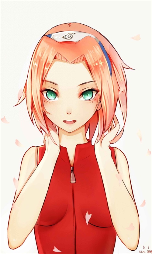 春野樱同人图：春野樱温柔的变化，你有见过这么美的她吗？