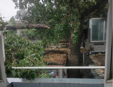 ​北京多区突然狂风暴雨、一秒天黑 网友：被天气＂背刺＂的一天