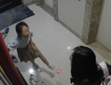 ​11岁女孩换鞋时掉出蟑螂，原地崩溃大哭，父亲：抱回家洗了脚才哄好