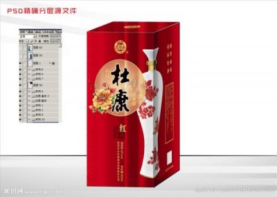 ​杜康38度红花瓷酒价格(中国杜康精制红花瓷酒)